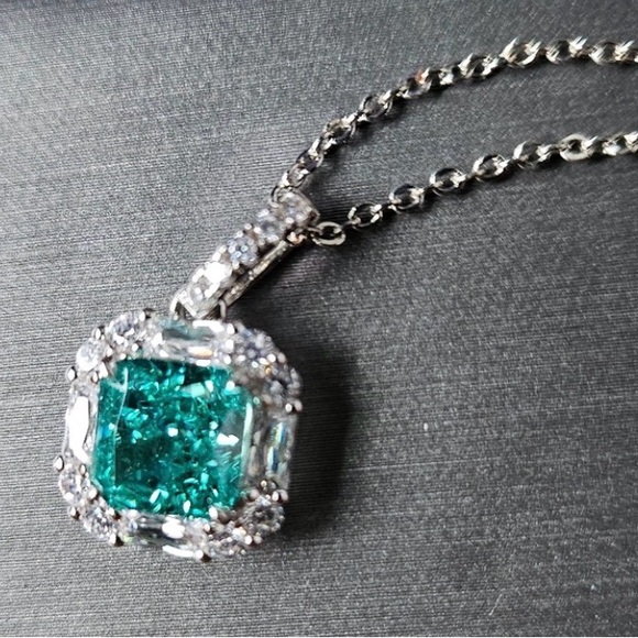 Elegant Lab Diamond Necklace